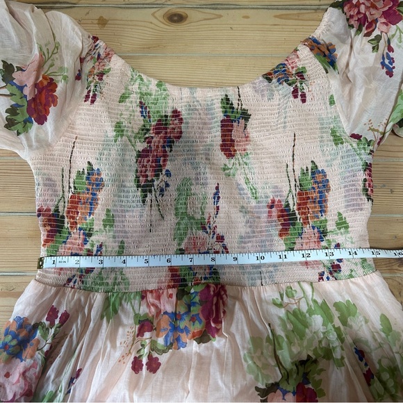 Free People Morning Glory Dress – Floral Boho Handkerchief Hem - Picture 6 of 11